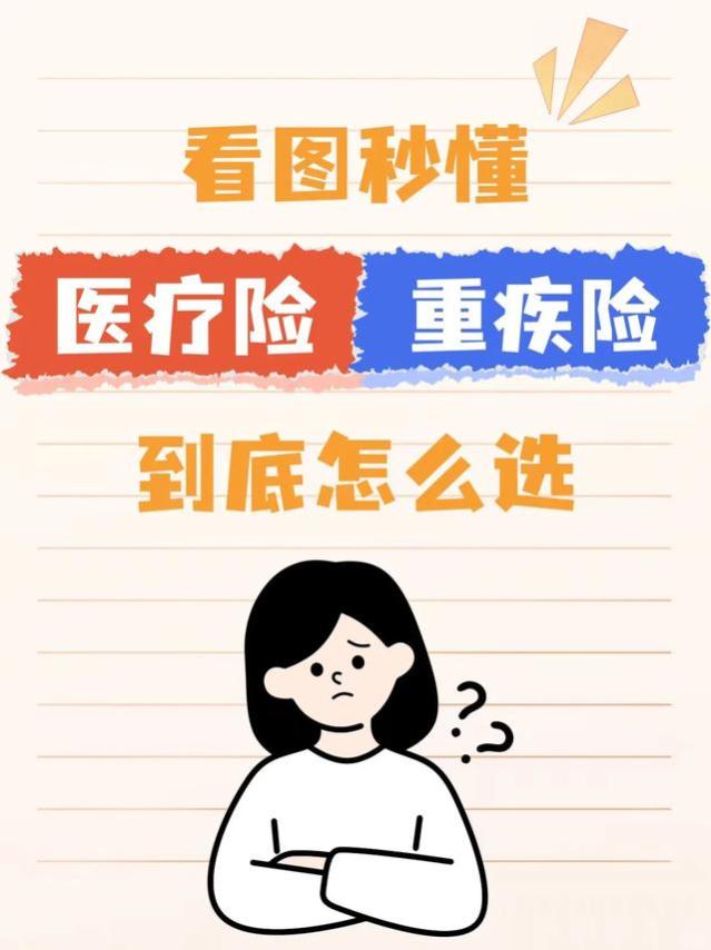 看图秒懂：医疗险和重疾险，到底怎么选？