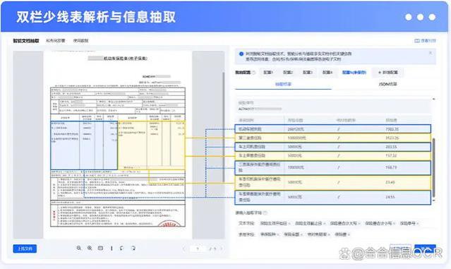 汽车保单信息智能文档抽取上线！赋能车险、汽车金融多业务自动化