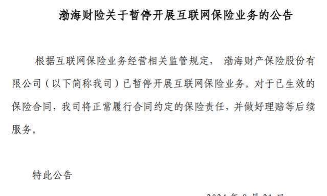 渤海财险被叫停：风控不达标，罚单频发，盈利难题如何破解？