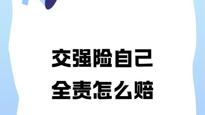 <span style='color:red'>交</span><span style='color:red'>强</span><span style='color:red'>险</span>自己<span style='color:red'>全责</span>怎么<span style='color:red'>赔</span>