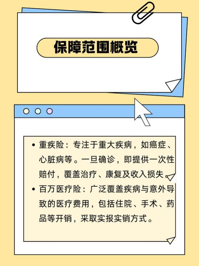 《重疾险和百万医疗有什么区别？》