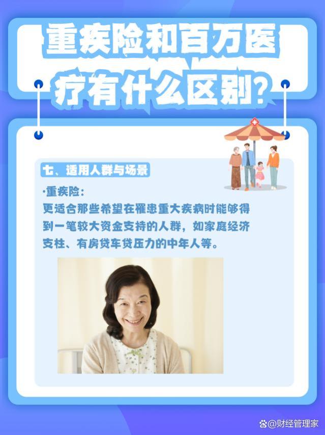 重疾险和百万医疗有什么区别？