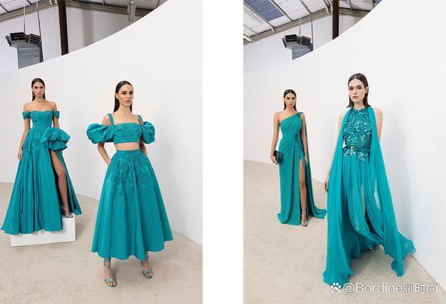 Zuhair Murad 2023春夏系列，纹理面料，优雅裙装的潮流