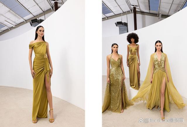 Zuhair Murad 2023春夏系列，纹理面料，优雅裙装的潮流