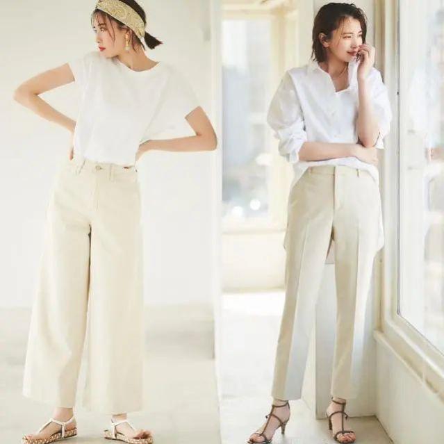 夏季小白裤：清新凉爽，时尚百搭