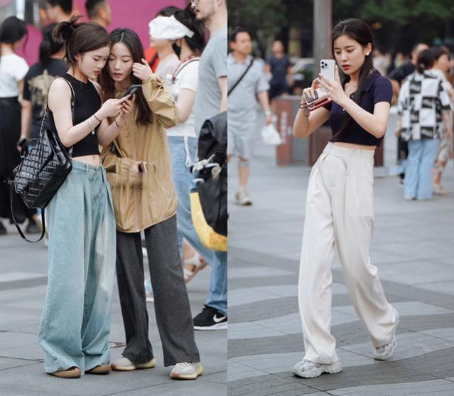 观察这些杭州女生的穿搭：露腰和露背成为新潮流，回头率超高