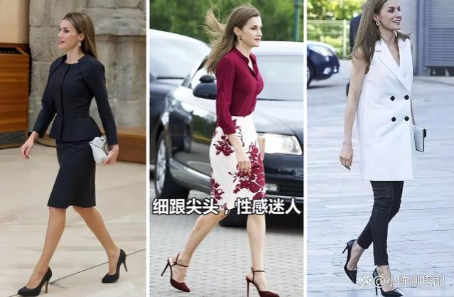 又忙又美的西班牙王后，48岁仍旧风情万种：高跟鞋+包臀裙是标配