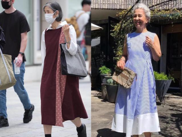 被日本街头的奶奶惊艳到了。简约又高级的穿搭风格惊艳众人！