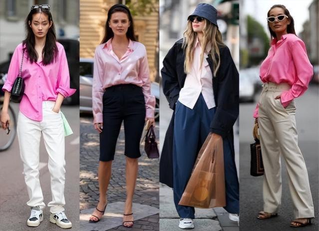 流行的“芭比粉”太火爆，40+女性该如何穿，选准颜色才重要