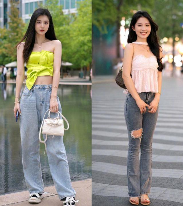 观察这些杭州女生的穿搭：露腰和露背成为新潮流，回头率超高