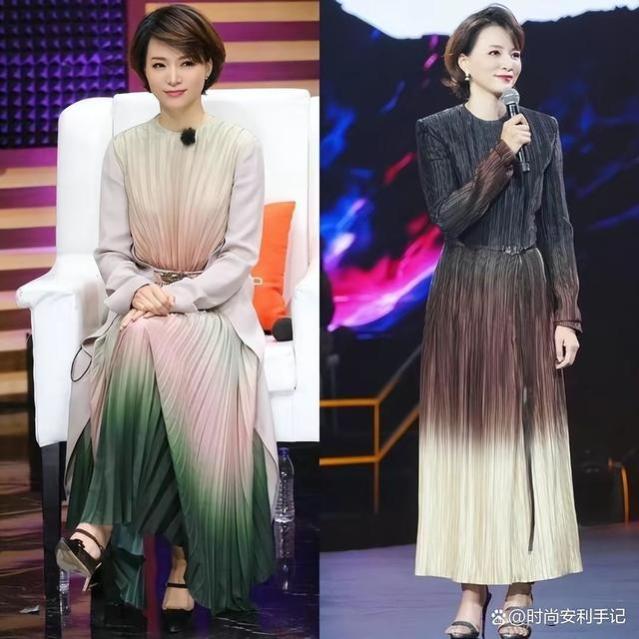 女人上了年纪后，还是穿“及踝裙”气质更高级！瞧董卿这样穿多美