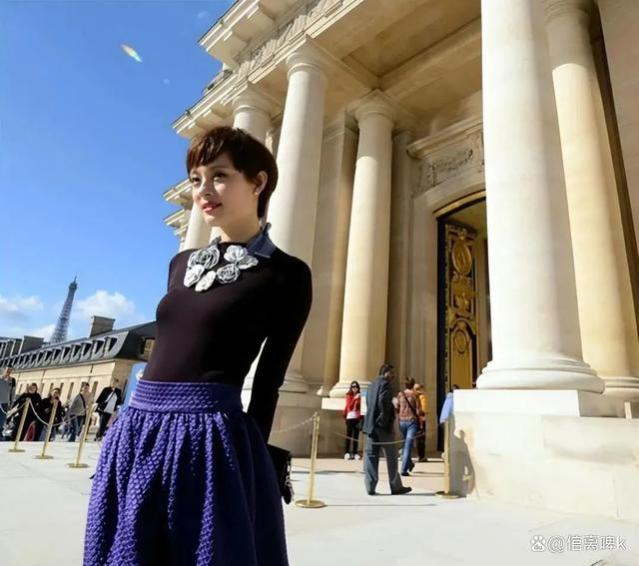 11年前巴黎时装周上的孙俪，跑到国外当“女王”，惊艳了世界