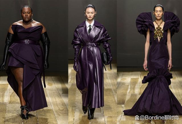 Alexander McQueen 2023秋冬系列，干练西服、温婉裙装，有设计感