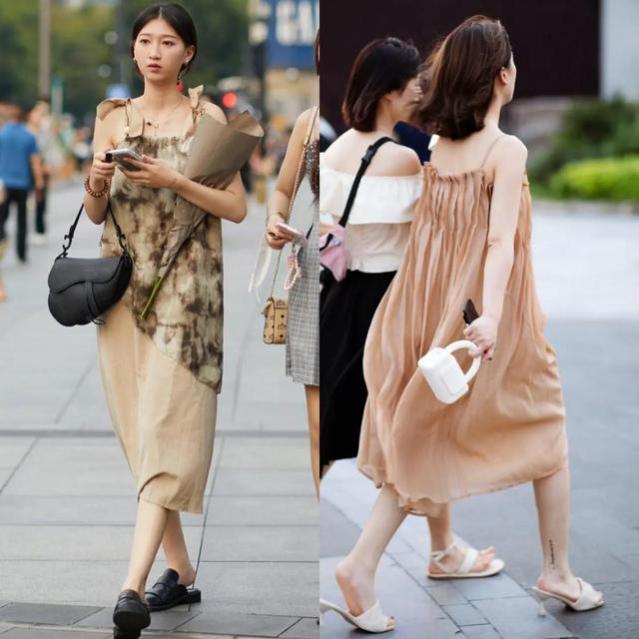 被杭州女生惊艳到了！满大街都是“膝下裙+低跟鞋”，优雅又洋气