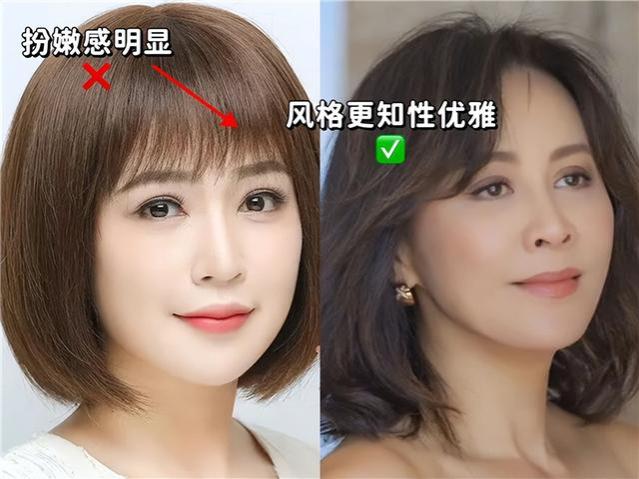 再次提醒：“齐肩卷”才是最适合中年女人的发型，洋气减龄还知性