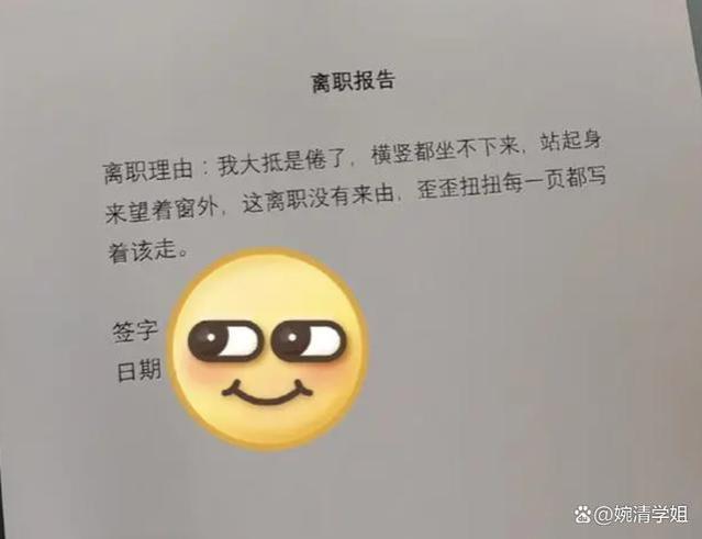 “给你好脸了？”00后“嚣张”辞职信走红，原谅我不厚道地笑出声