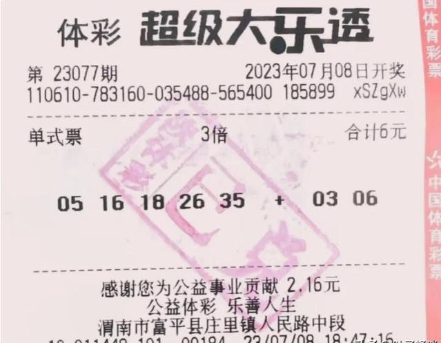 小餐馆老板中2000万体彩大乐透大奖，主任握手表示祝贺