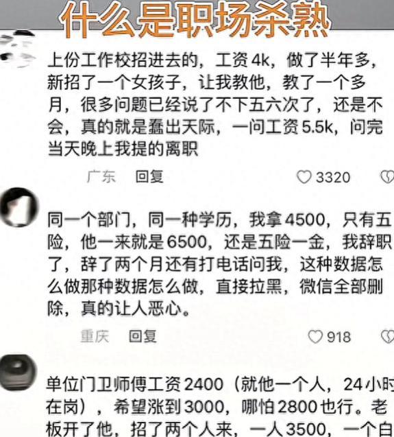 职场杀熟，大学生分享经历，兢兢业业成短板