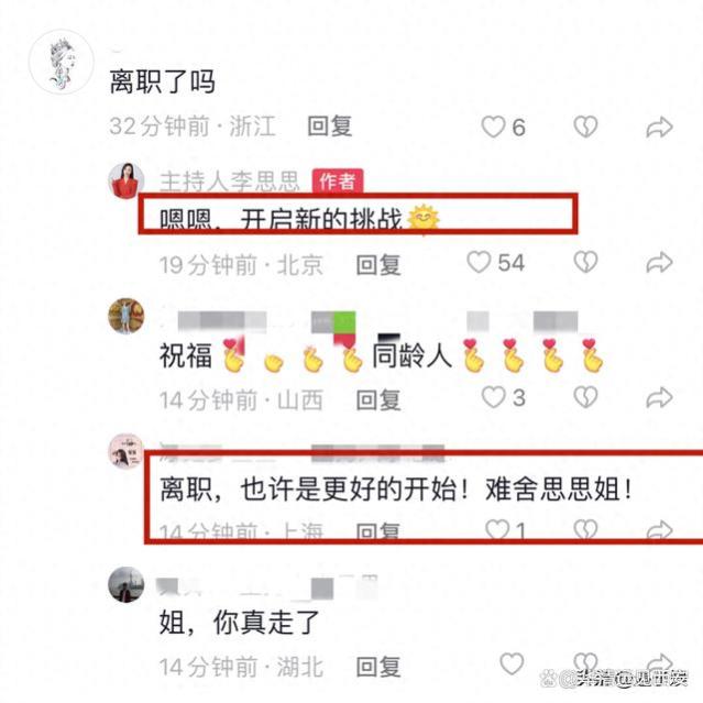 “央视一姐”李思思体制内离职，人人追捧的“铁饭碗”还香不香？