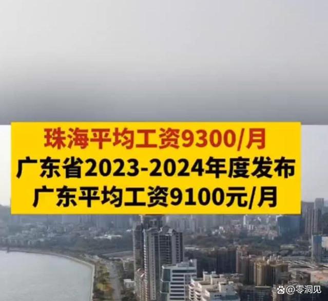 2023-2024年广东省平均工资排行榜：深圳广州领跑