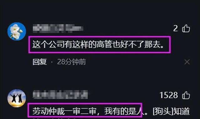 后续：违法裁员的嚣张女高管真实身份被曝，怪不得这么豪横