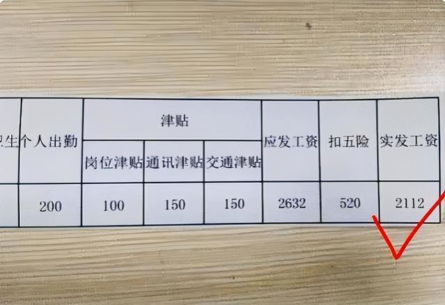 教师的工资是多少，看了工资条上的金额后，网友却不淡定了